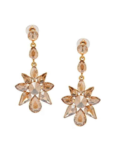 

TOKYO TALKIES X rubans FASHION ACCESSORIES Gold-Plated Floral Shaped Drop Earrings