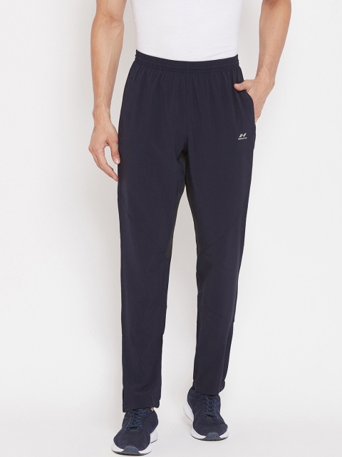 

NIVIA Men Navy Blue Solid Track Pants
