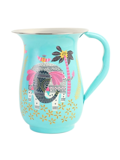 

Chumbak Teal Blue Stainless Steel Water Jug