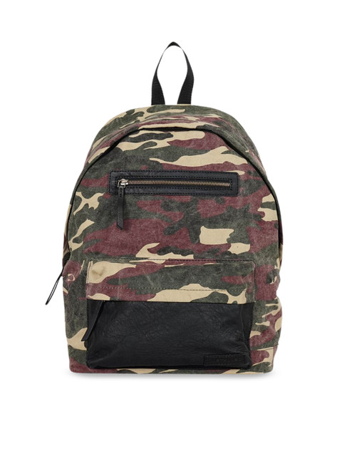 

Justanned Men Multicoloured Camouflage Backpack, Multi