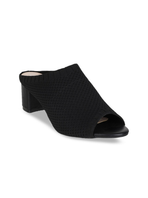 

Sherrif Shoes Women Black Solid Mules