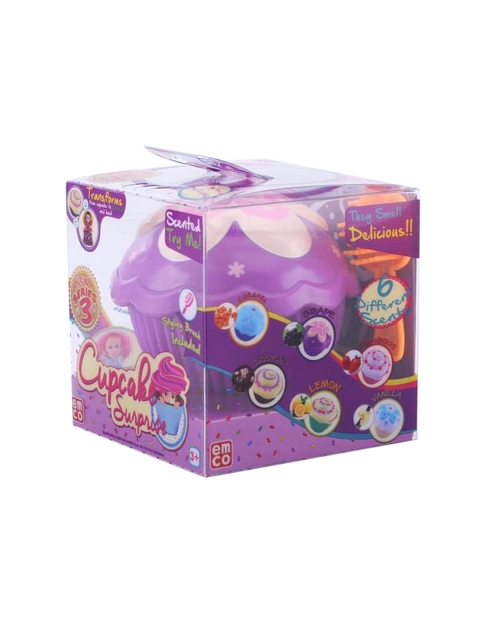 

CupcakeDoll Girls Purple Cupcake Surprise Scented Princess Doll