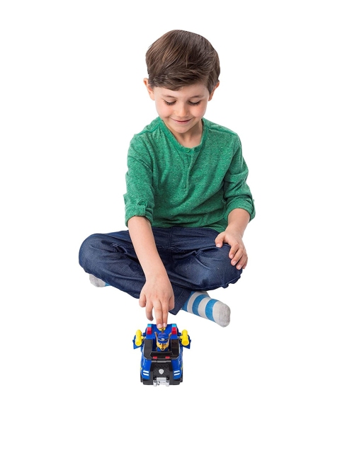 

PAW PATROL Kids Blue Chase Transforming Police Cruiser Toy with Flip-open Megaphone