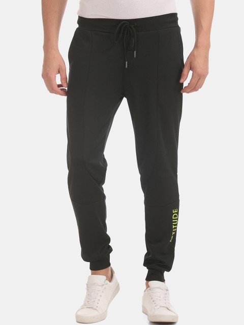 

Colt Men Black Solid Active Joggers