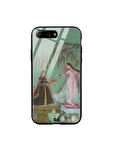 

DailyObjects Green & Pink Maids With Offerings iPhone 7 Plus Glass Case