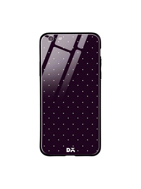 

DailyObjects Purple & White Constellation Dots iPhone 6 Glass Cover