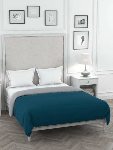 

STELLAR HOME Teal & Grey Solid Mild Winter 120 GSM Double Bed Comforter