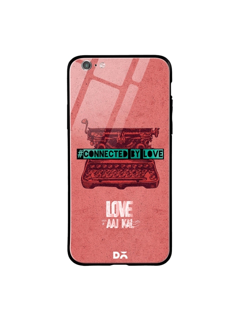 

DailyObjects Pink & Blue Love Letter iPhone 6S Glass Cover