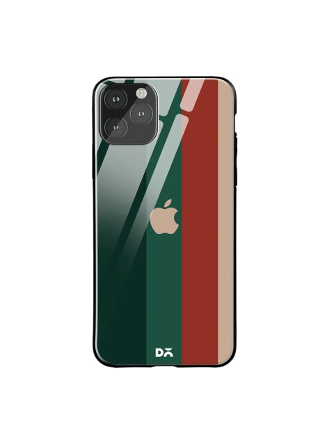 

DailyObjects Green & Red Vertical iPhone 11 Pro Max Glass Case
