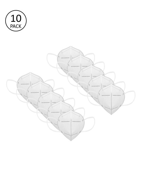 

Status Unisex 10 Pcs White 4-Ply N95 Mask
