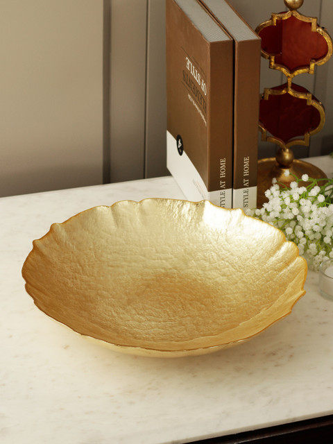 

Living Essence Gold-Toned Jordan Glass Accent