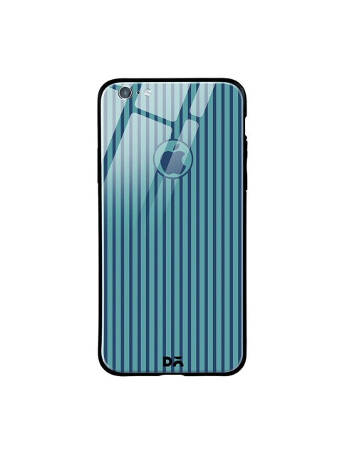 

DailyObjects Teal Blue Stripes iPhone 6 Glass Case