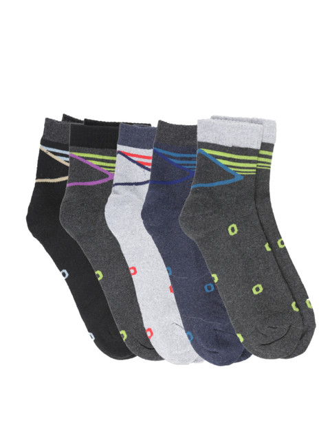 

Dollar Men Pack of 5 Assorted Ankle-Length Socks