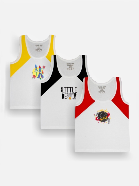 

Miss & Chief Infant Boys Pack Of 3 Printed Innerwear Vests MNC-VST-105, Multi