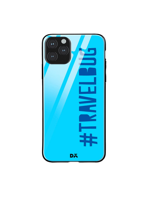 

DailyObjects Blue Travel Bug iPhone 11 Pro Max Glass Case