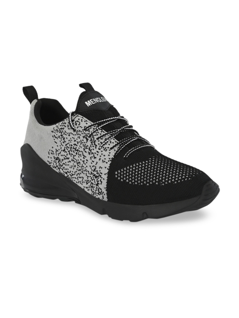 

MENGLER Men Grey Running Shoes