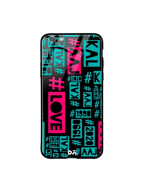 

DailyObjects Black & Blue Love Stories iPhone 6 Glass Case
