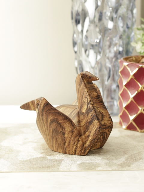 

HomeTown Brown Luna Ceramic Bird Figurine