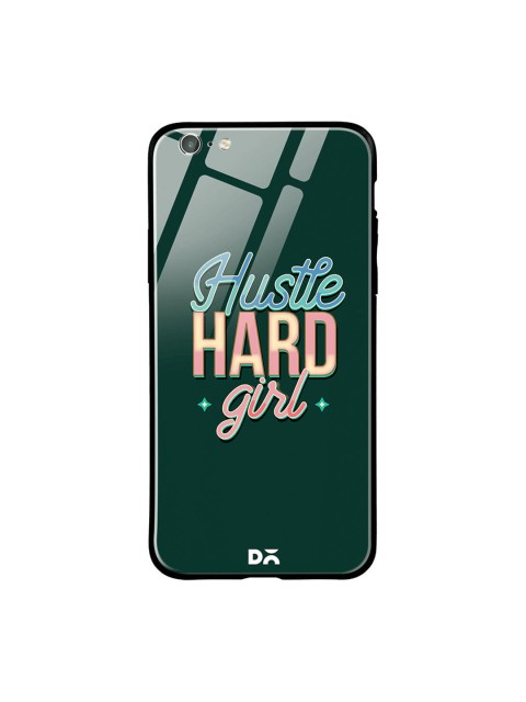 

DailyObjects Green & Blue Hustle iPhone 6S Glass Case