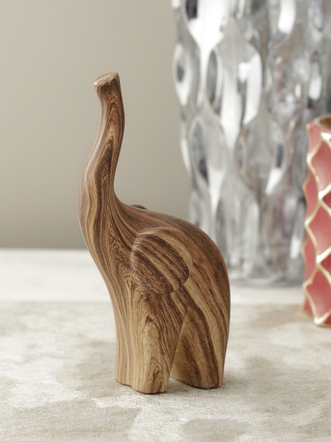 

Living Essence Brown Luna Ceramic Elephant Figurine