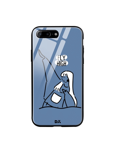 

DailyObjects Blue & White Flying High iPhone 7 Plus Glass Case