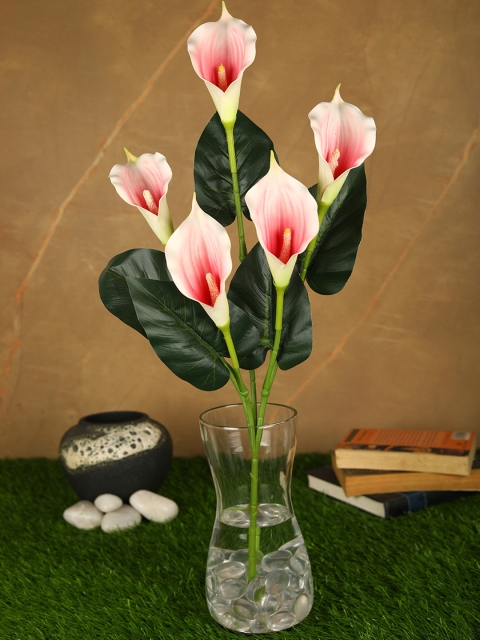 

PolliNation Red & Green Real Touch Artificial Red Callalily Flower Stem