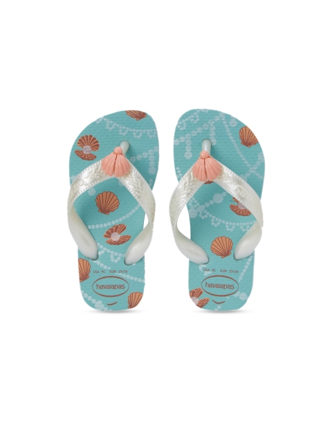 

Havaianas Girls Blue Printed Thong Flip-Flops