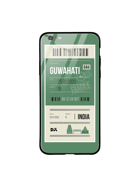 

DailyObjects Green & White Guwahati City Tag iPhone 6S Glass Case