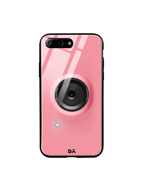 

DailyObjects Pink & Black Kodak Camera iPhone 7 Plus Glass Case