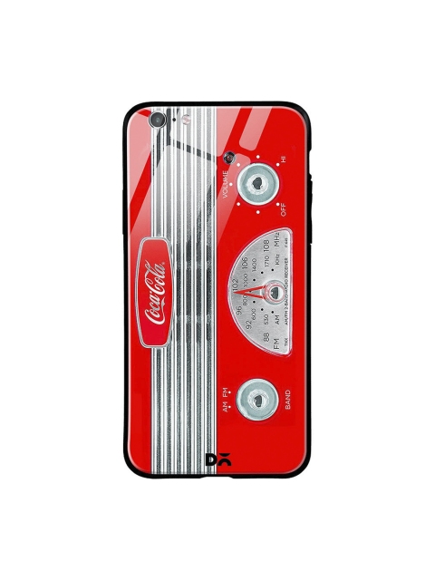 

DailyObjects Red & Grey Coke Radio iPhone 6 Glass Cover