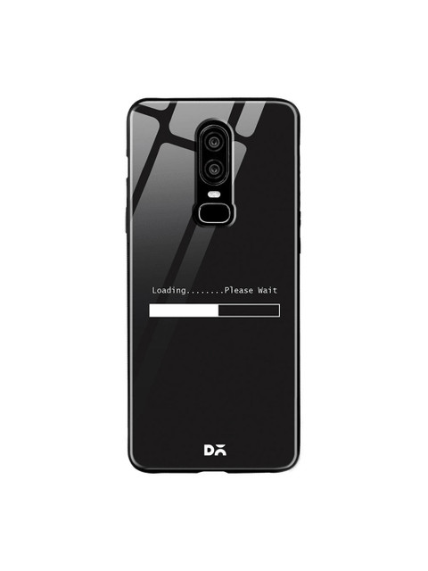 

DailyObjects Black & White Loading Dialog OnePlus 6 Glass Case