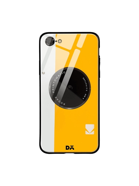 

DailyObjects Yellow & Grey Kodak iPhone 7 Glass Case