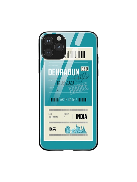 

DailyObjects Blue & White Dehradun City Tag iPhone 11 Pro Glass Case