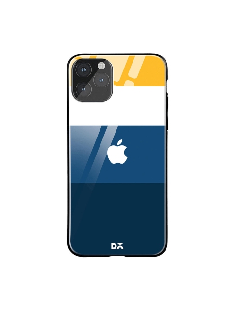 

DailyObjects Blue & Yellow Sunrise Quad iPhone 11 Pro Max Glass Case