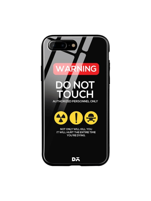 

DailyObjects Black & White Do Not Touch iPhone 7 Plus Glass Case