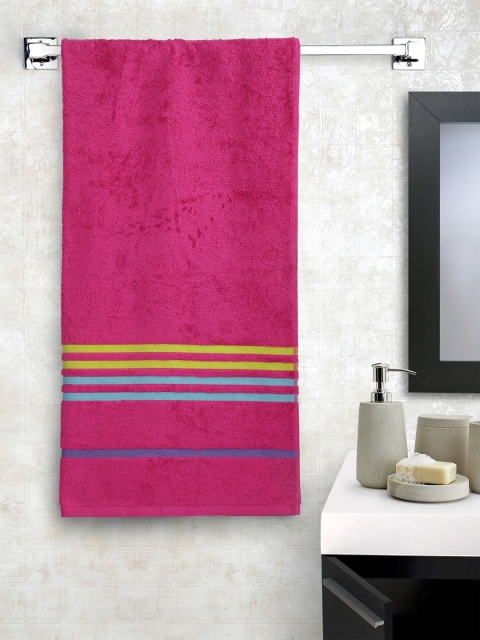 

Portico New York Unisex Pink Solid Tiara Combed 550 GSM Bath Towel