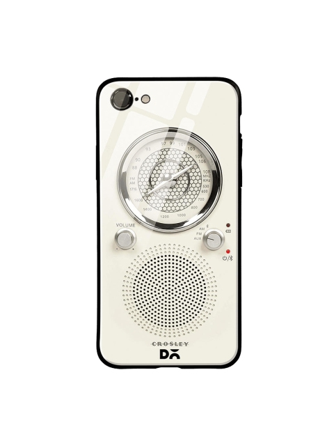 

DailyObjects White & Grey Crosly Radio iPhone 7 Glass Case