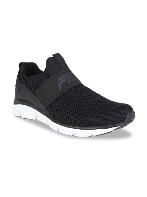 

FILA Men Black PU Running Shoes