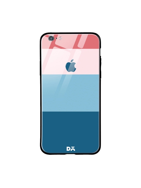 

DailyObjects Blue & Pink Candy Quad iPhone 6S Glass Case