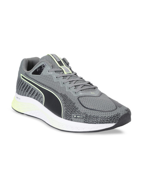 

Puma Men Grey Textile Running Shoes
