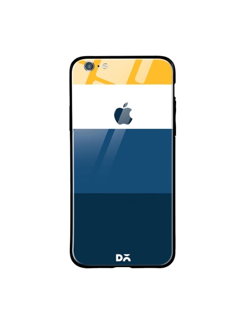 

DailyObjects Blue & Yellow Sunrise Quad iPhone 6 Glass Case