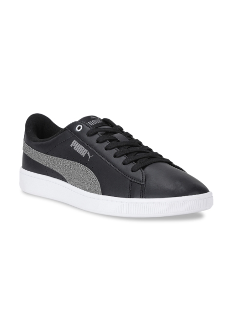 

Puma Women Grey Vikky v2 Metallic Sneakers