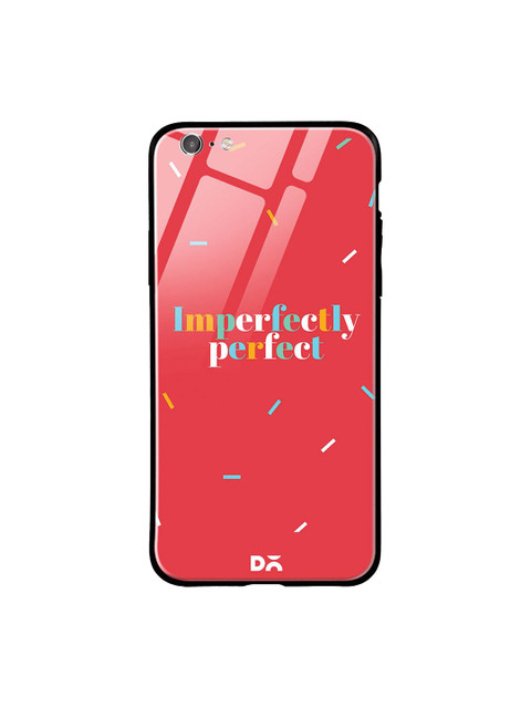 

DailyObjects Red & Blue Perfect iPhone 6S Glass Case