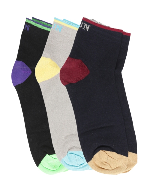 

Dollar Men Pack of 3 Assorted Ankle-Length Socks