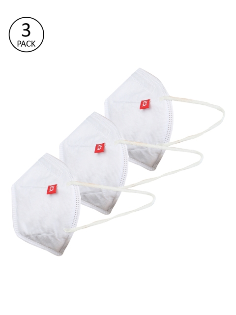 

FROGGY Kids 3 Pcs 3-Ply Reusable Outdoor Face Masks, White