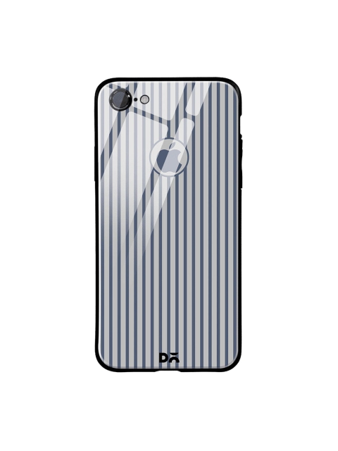 

DailyObjects Grey Stripes iPhone 7 Glass Case