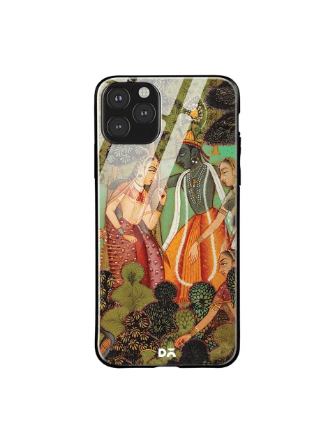 

DailyObjects Green & Orange Krishna iPhone 11 Pro Max Glass Case