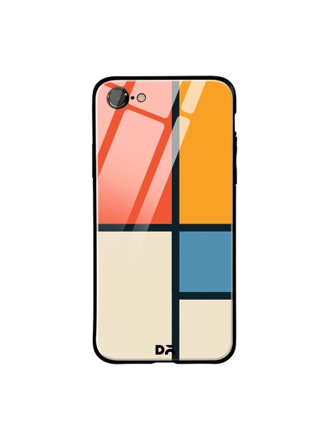 

DailyObjects Orange & Beige Window iPhone 7 Glass Case