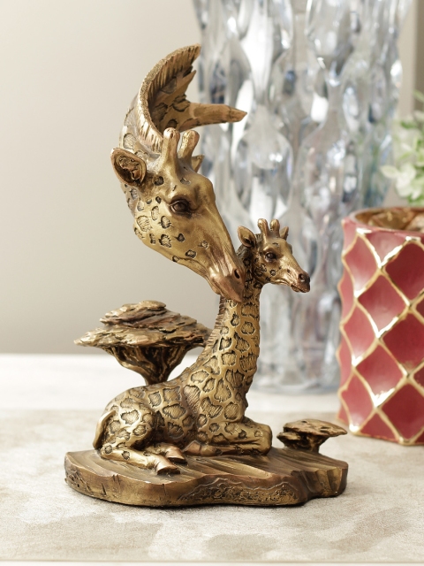 

Living Essence Gold-Toned Fio Dragon-Shaped Polyresin Showpiece