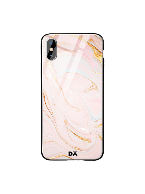 

DailyObjects Pink & Blue Magistic Marble iPhone X Glass Cover